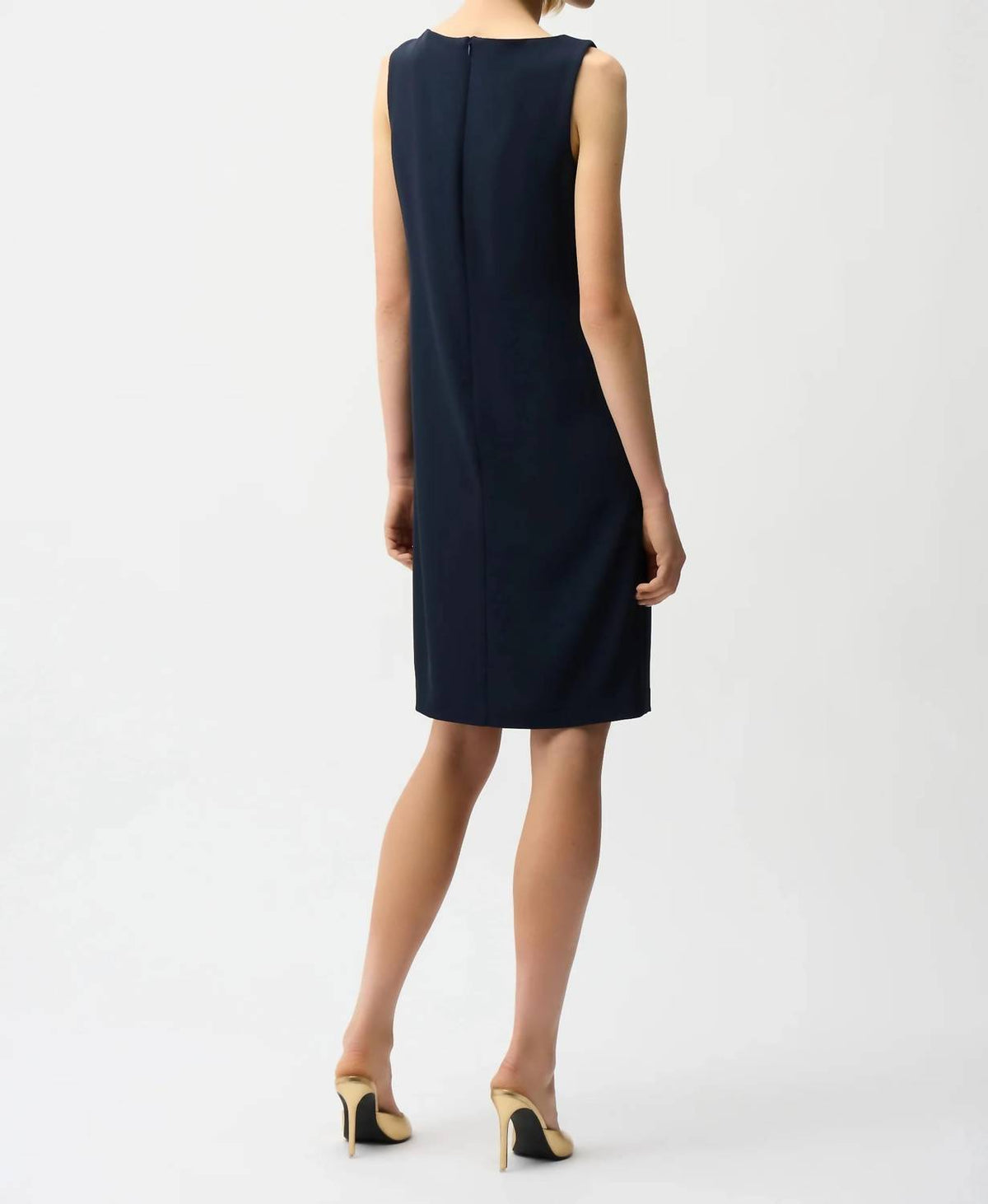 Joseph Ribkoff - Asymmetric Neck Shift Dress
