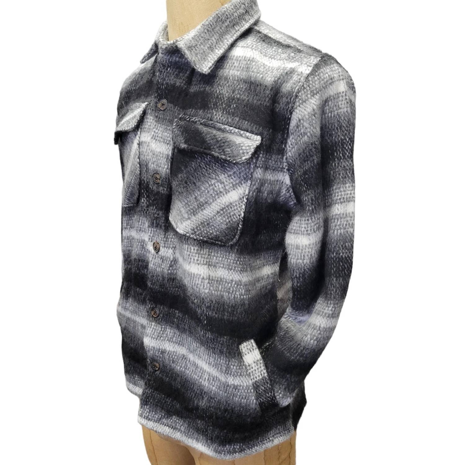 Rnt23 - Men's Cotton Polyester Shirt Jacket