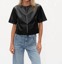 Six/Fifty - Quinn Faux Leather Jacket