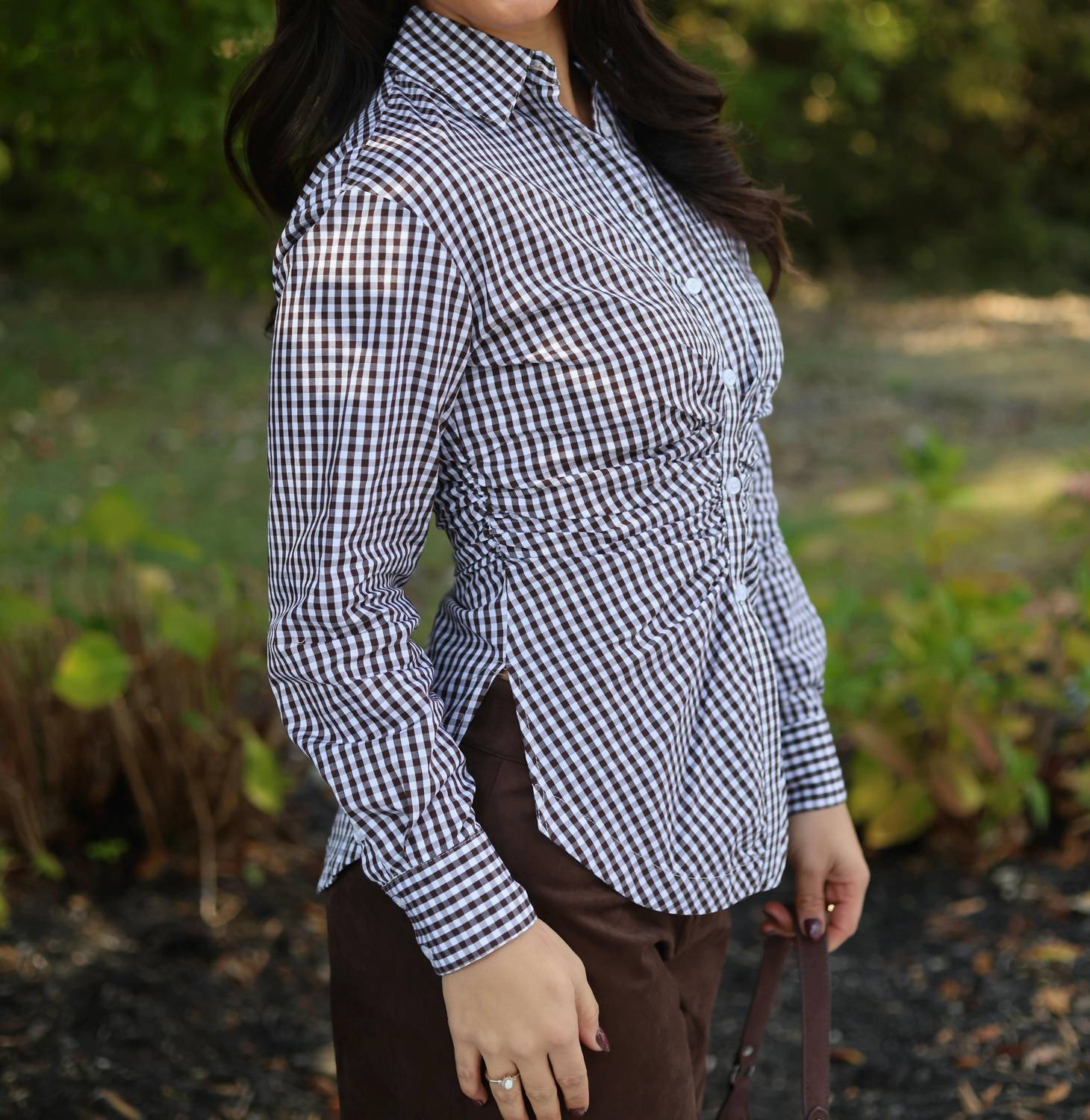 Olivaceous - The Hostess Button-down Top