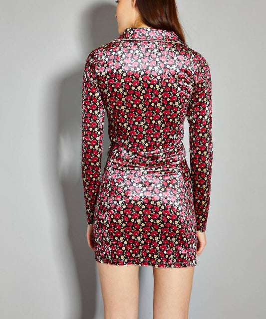 Glamorous - Floral Velvet Shirt