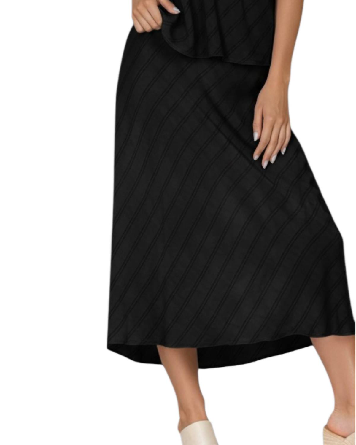 Maven West - Flared Midi Skirt