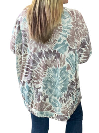 Honeyme - Tie Dye Dolman Cardigan