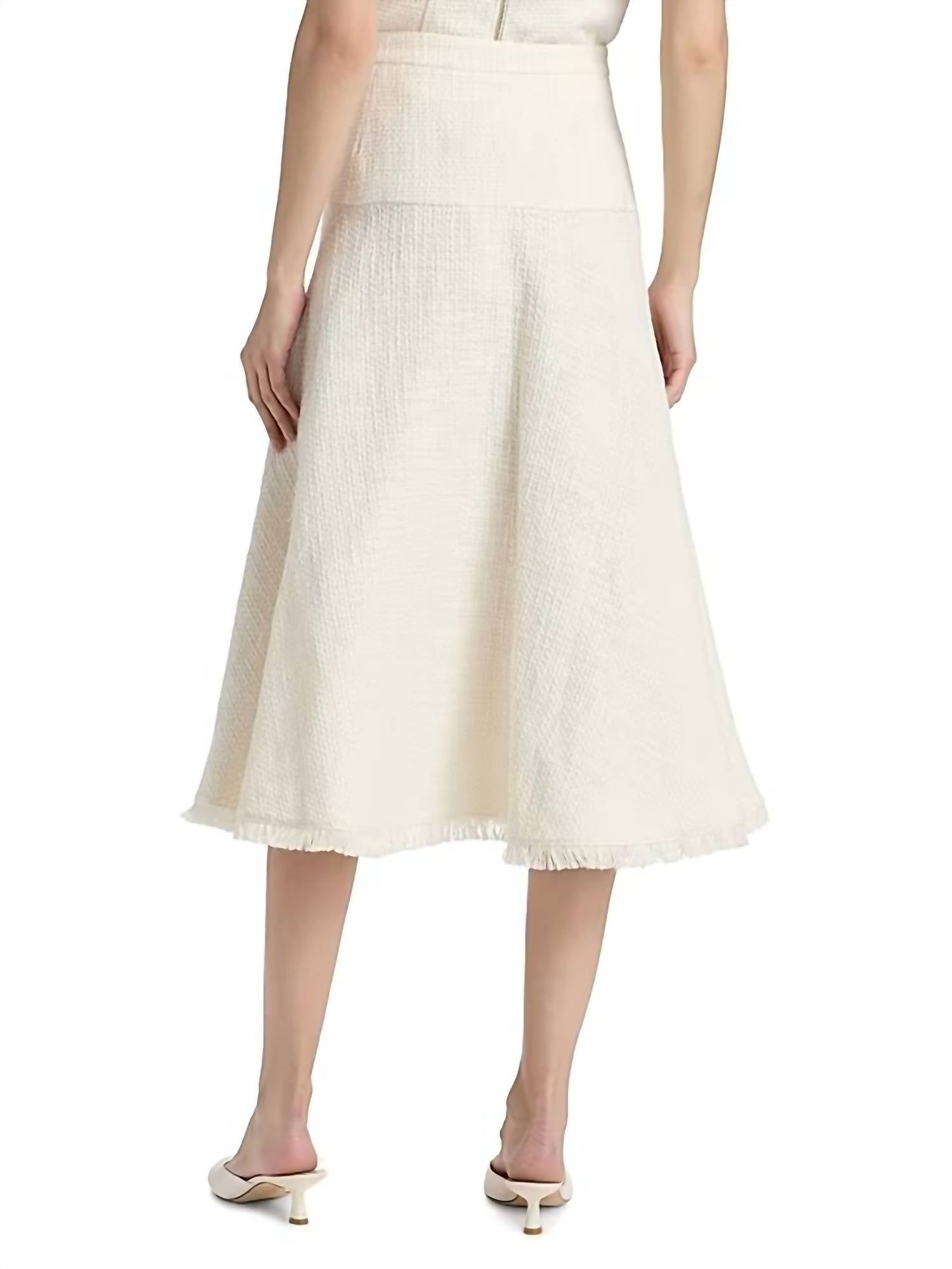 Cinq A Sept - CRUNCHY FLOWER HENRIETTE SKIRT