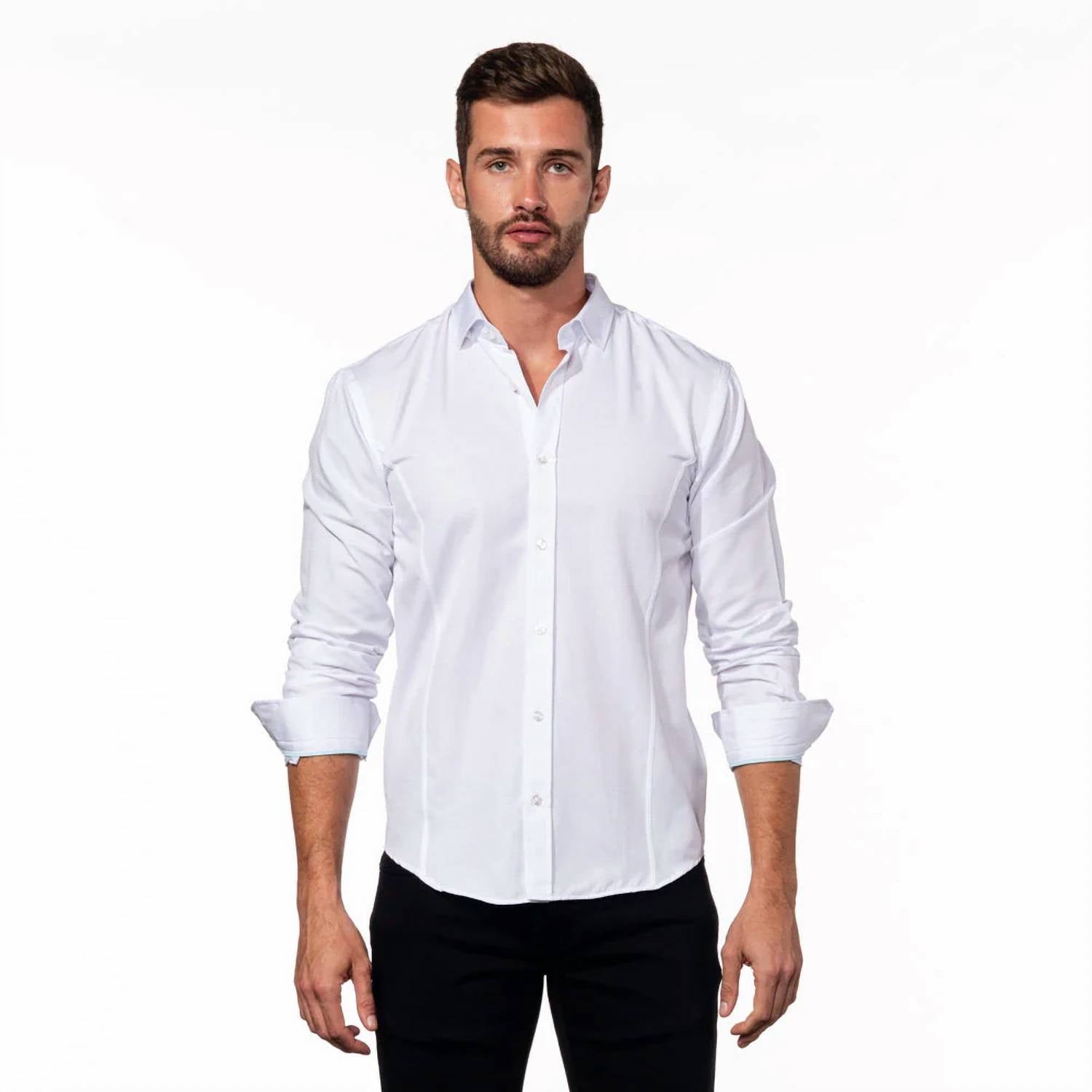 Eight X - Jacquard Shirt With Trim