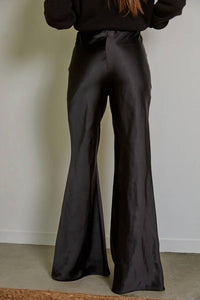 By Together - Satin High Rise Wide Leg Pants