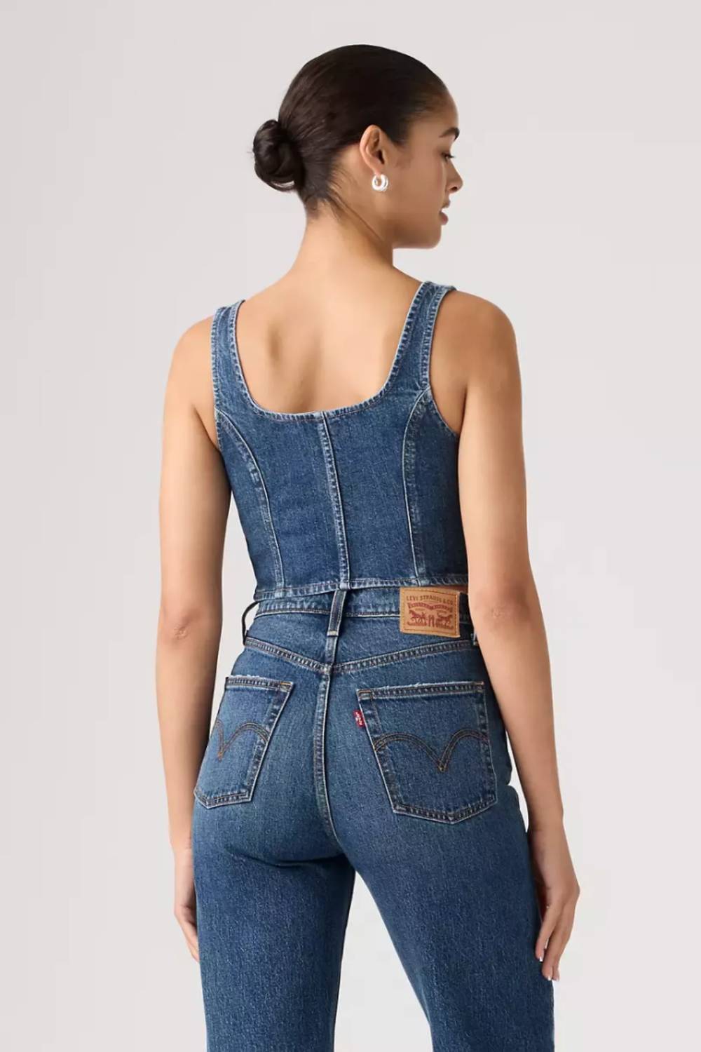 Levi'S - Seamed Zip Bustier Top