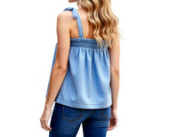 Tommy Hilfiger - Chambray Shoulder-tie Top