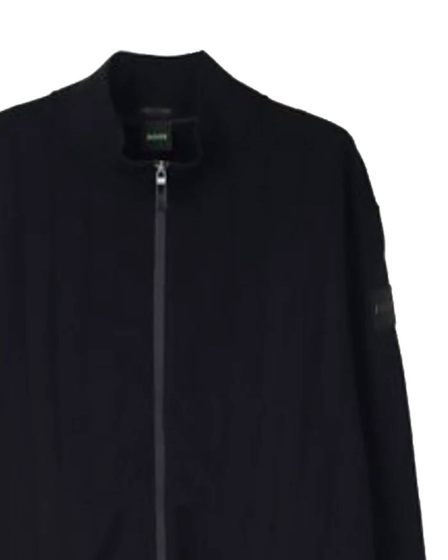 Hugo Boss - Men's Stand Up Collar Cotton Blend Zardin Jacket