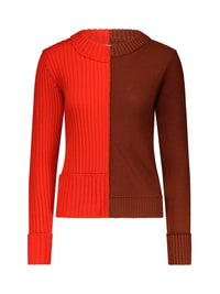 Marina Moscone - Women's Patchwork Pullover Sweater