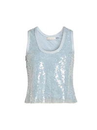 Ramy Brook - Chelsey Sequin-embellished Scoopneck Tank