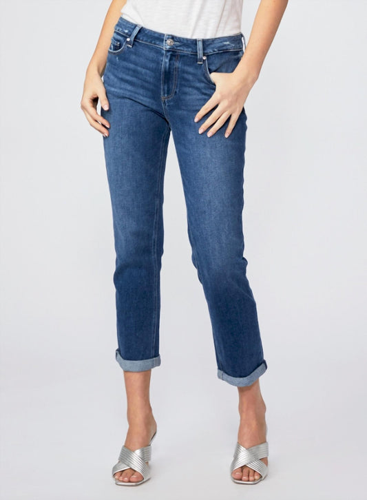 Paige - Brigitte Mid-Rise Slim Boyfriend Denim Jeans