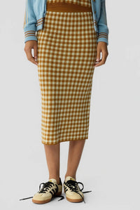 Guest In Residence - Gingham Long Skirt