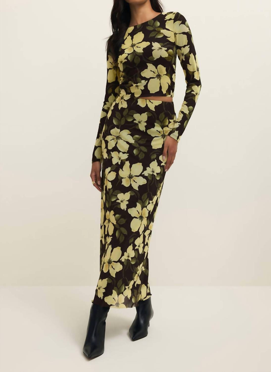 Z Supply - Taysha Ren Floral Mesh Top