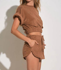 Elan - Terri Short Sleeve Top