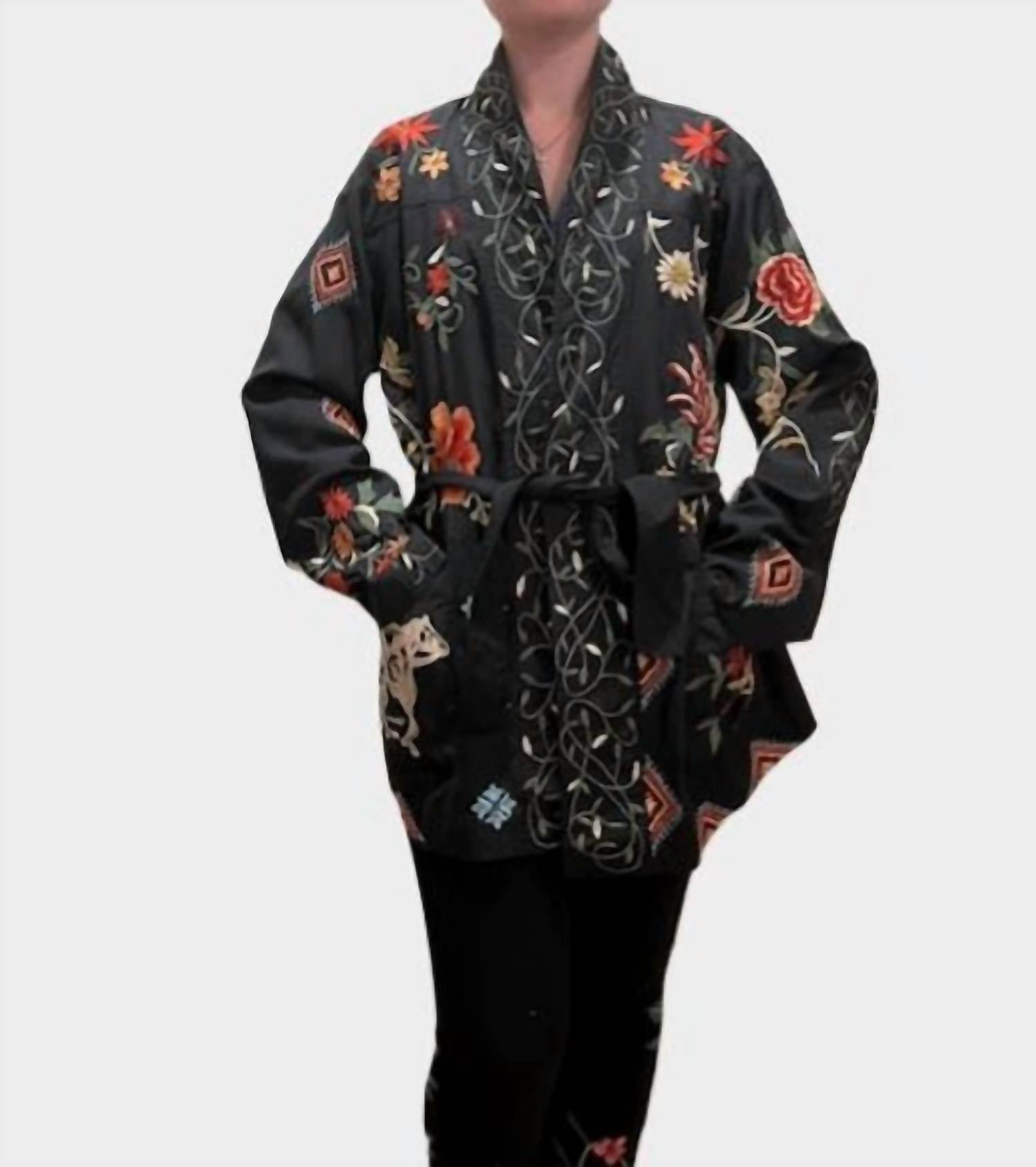 Johnny Was - HELENA BELTED MILITARY JACKET