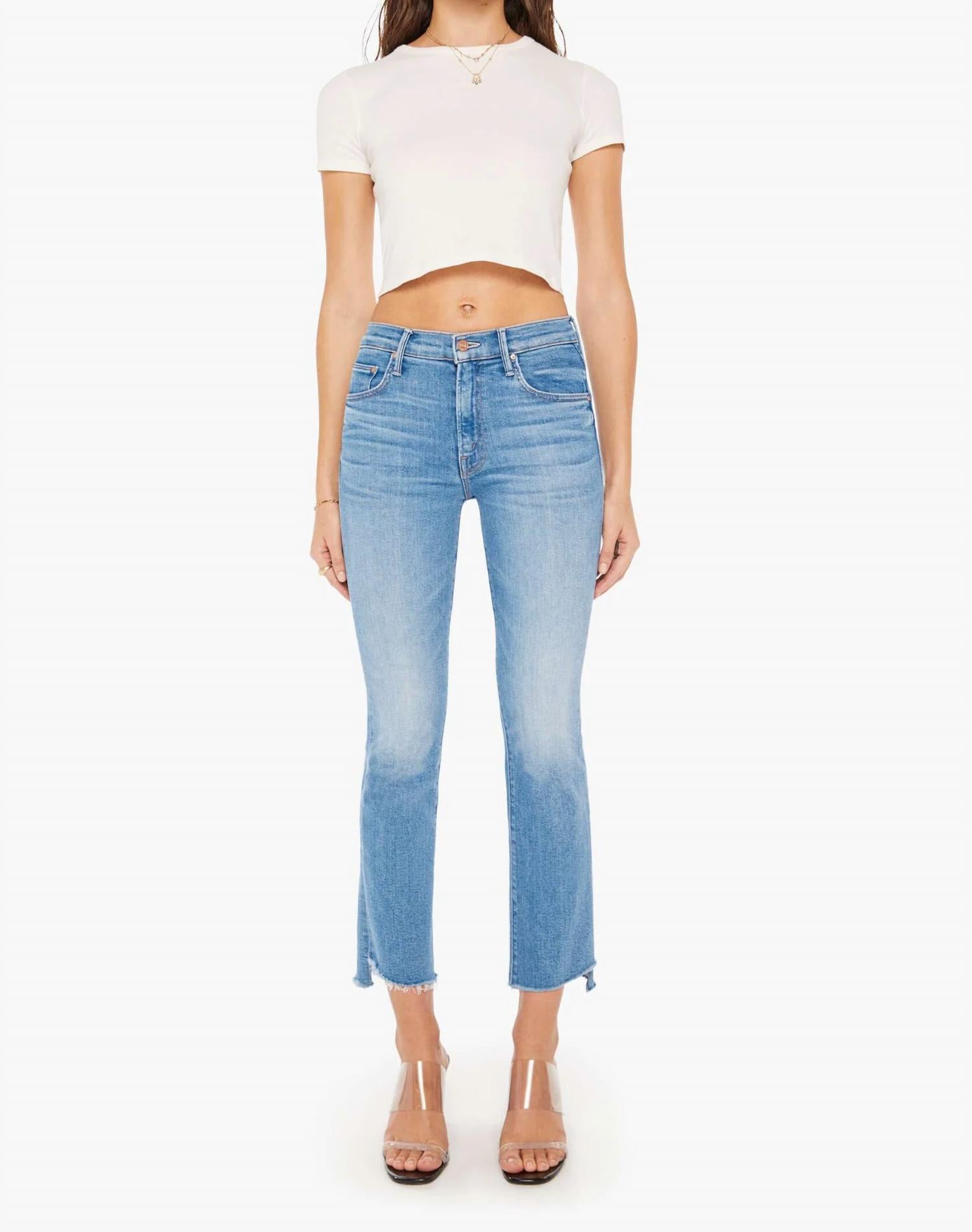 Mother - Insider Crop Step Fray Jeans