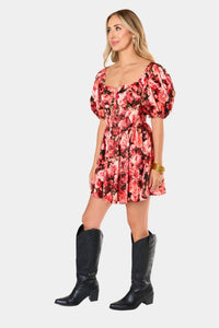 Buddylove - Romeo Puff Sleeve Mini Dress