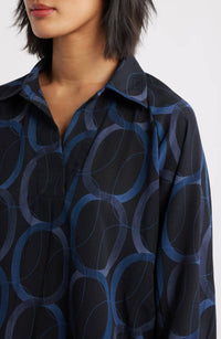 Apny - Half Plaket Pullover Blouse