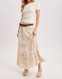 Bluivy - Elsa Lace Maxi Skirt