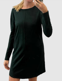 Bobi - Long Sleeve Seamed Dreess