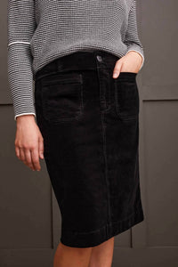 Tribal - Front Fly Corduroy Skirt