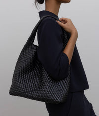 Melie Bianco - Women's Woven Large Shoulder Bag