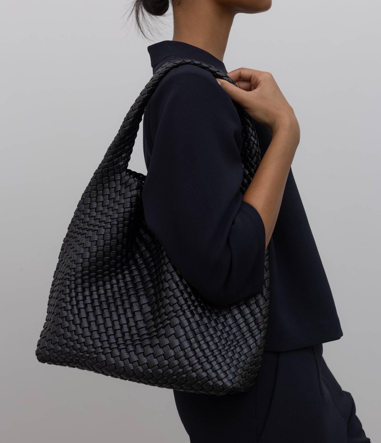 Melie Bianco - Women's Woven Large Shoulder Bag
