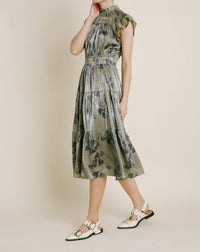 Aureum - Flutter Sleeve Dress