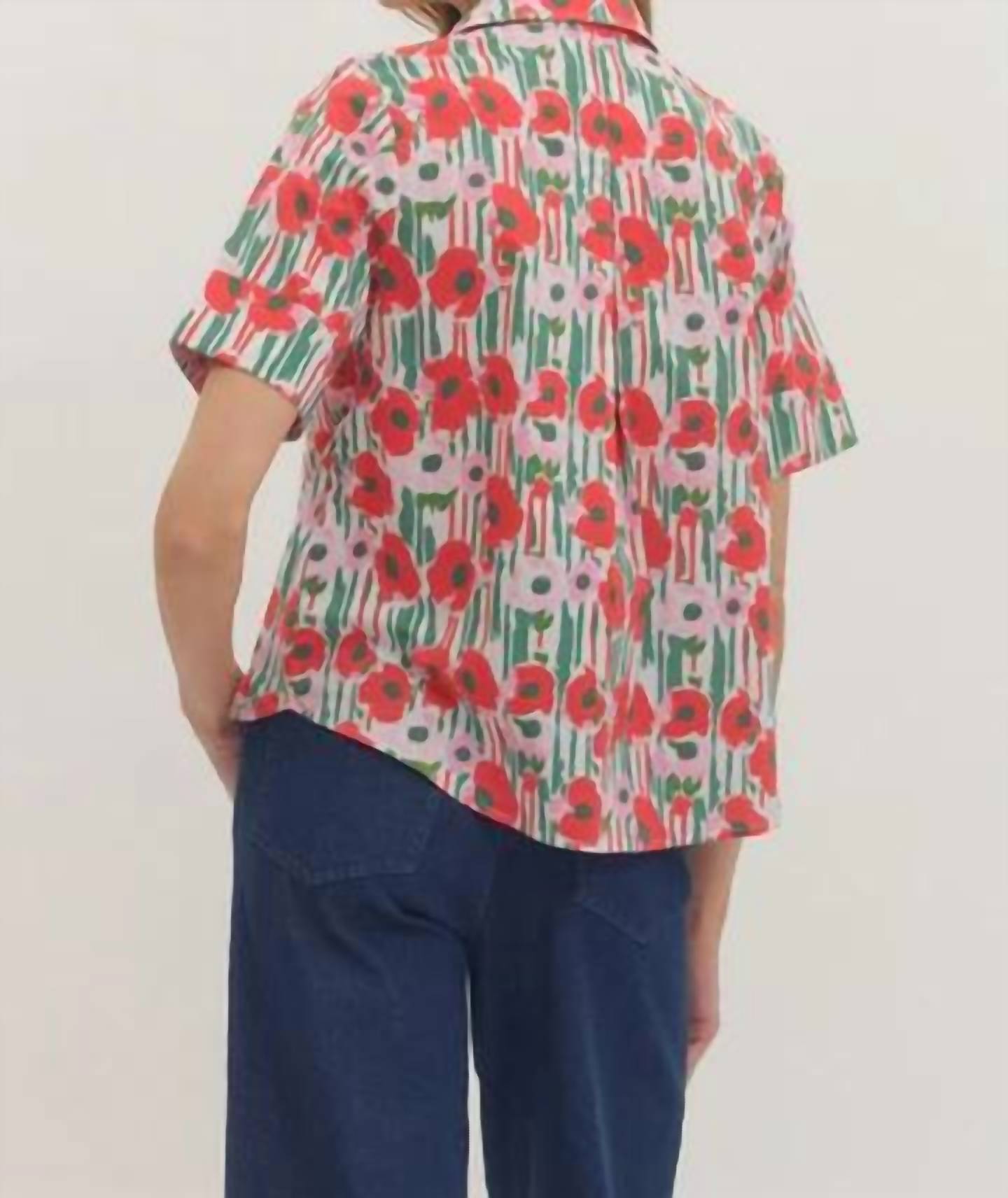 Entro - Kittridge Floral Blouse