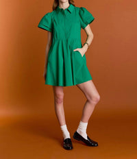 English Factory - PEPLUM SHIRT MINI DRESS