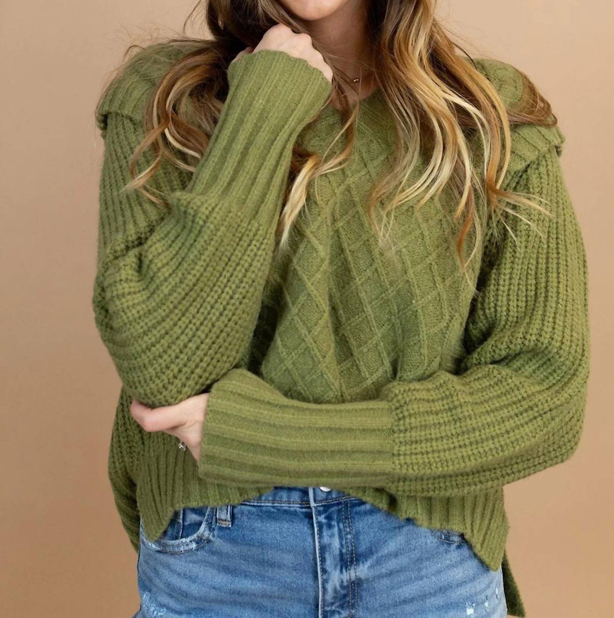 So Me - Ollie Cable Sweater