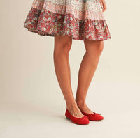 Mustard Seed - Patchwork Mini Skirt
