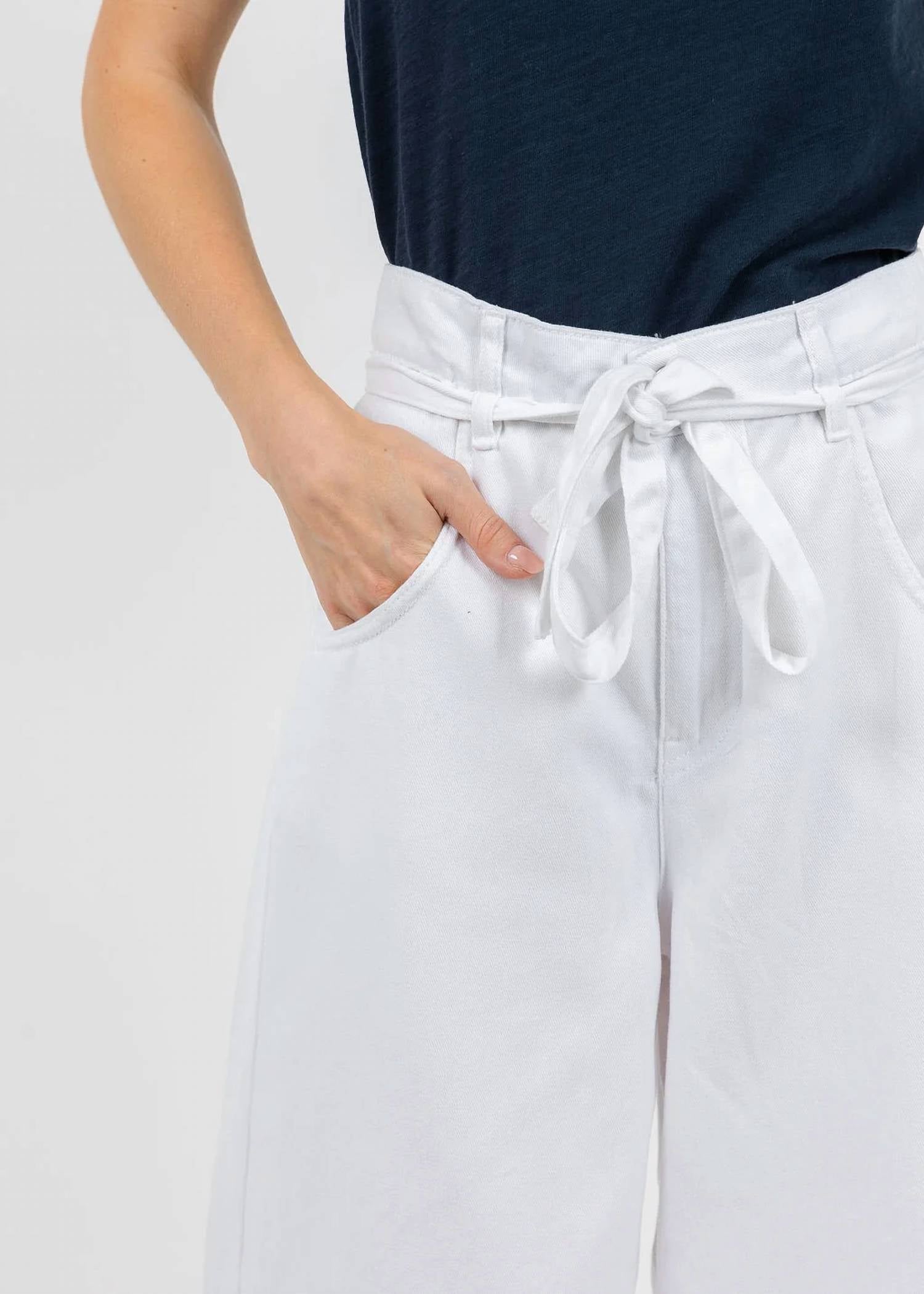 Oui - Crop Wide Leg Pants