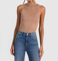 Alice + Olivia - Darcey Metallic Tank Top
