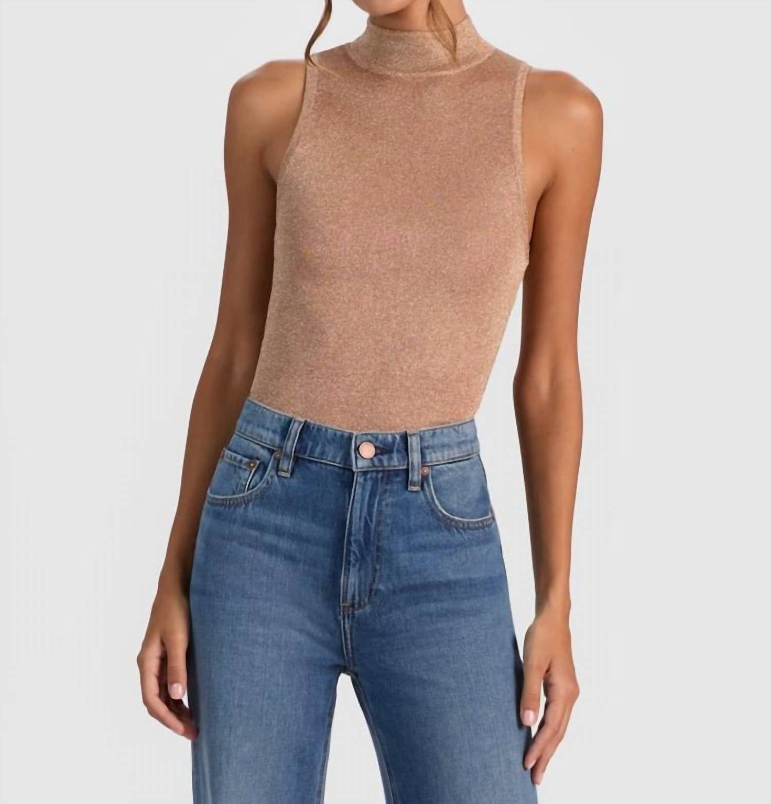 Alice + Olivia - Darcey Metallic Tank Top