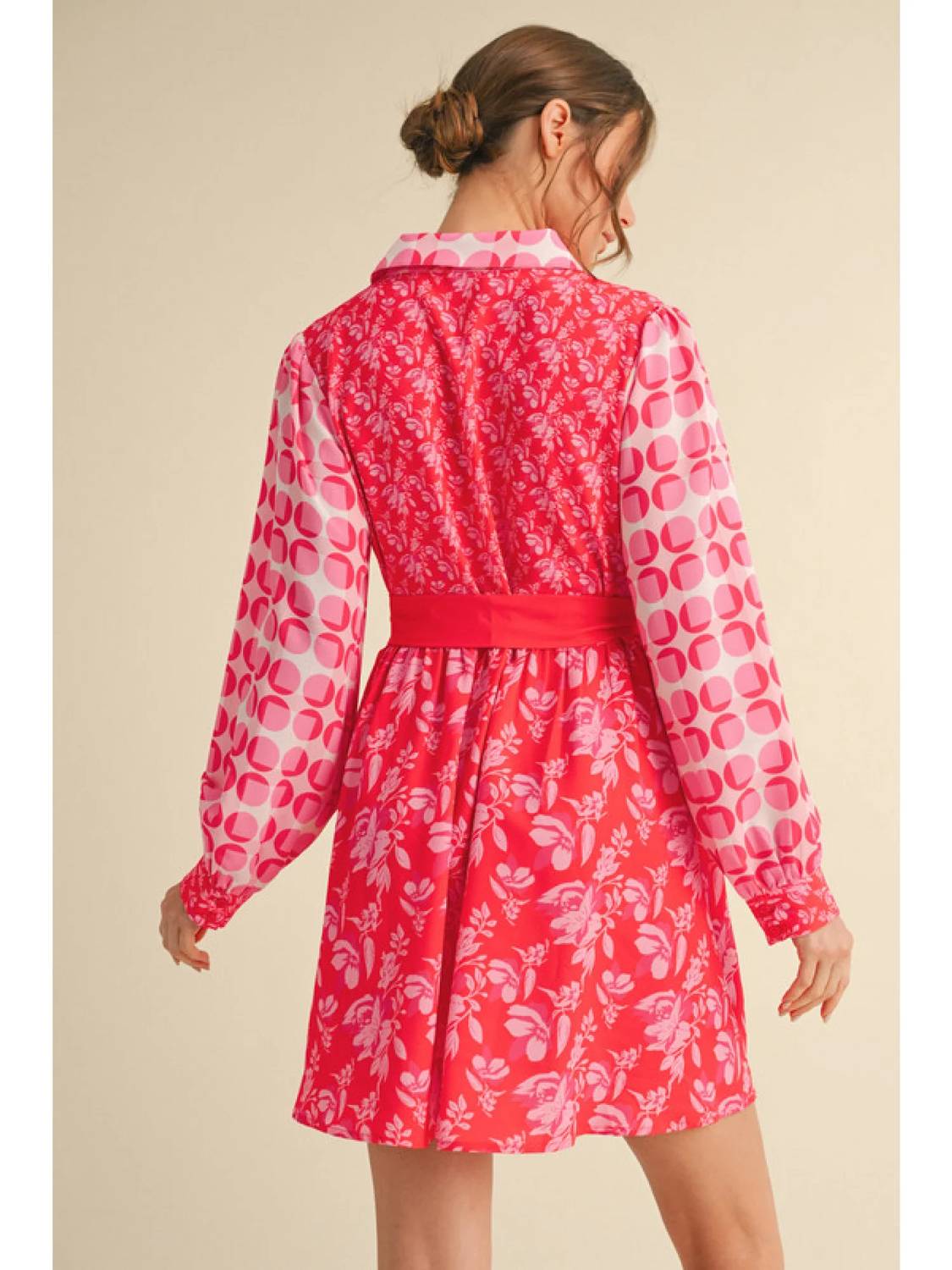 Jodifl - Rosie Retro Belted Shirt Dress