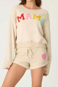 PJ Salvage Women's For The Mama Short in oatmeal - women's shorts