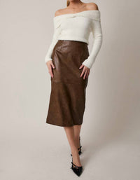 Le Lis - Alice Leather Skirt