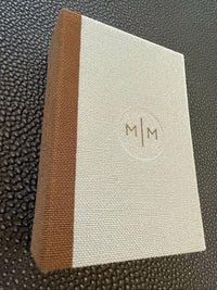 Made By Mary - Engravable Ornate Circle Charm Necklace - Initial Letter M