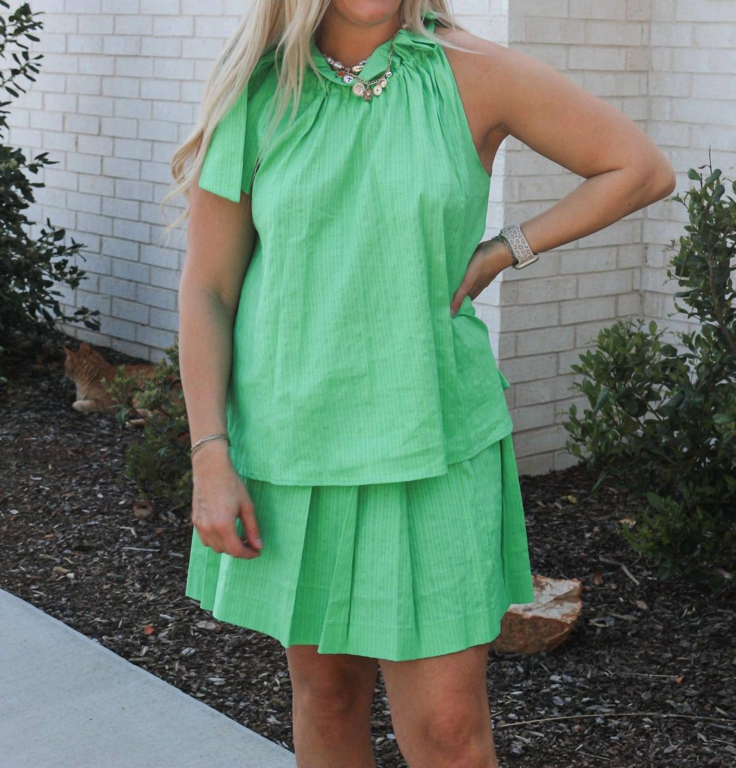 Adrienne - Vacay Countdown Bridget Ruffle Tank