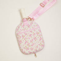 Stone & Stitch - Women's Boho Floral Neoprene Pickleball Paddle Bag