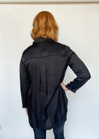 Dress Forum - Highly Favored Long Satin Shirt