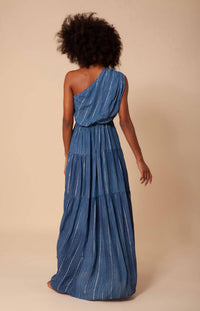 Hale Bob - Charlize Solid One Shoulder Maxi Dress