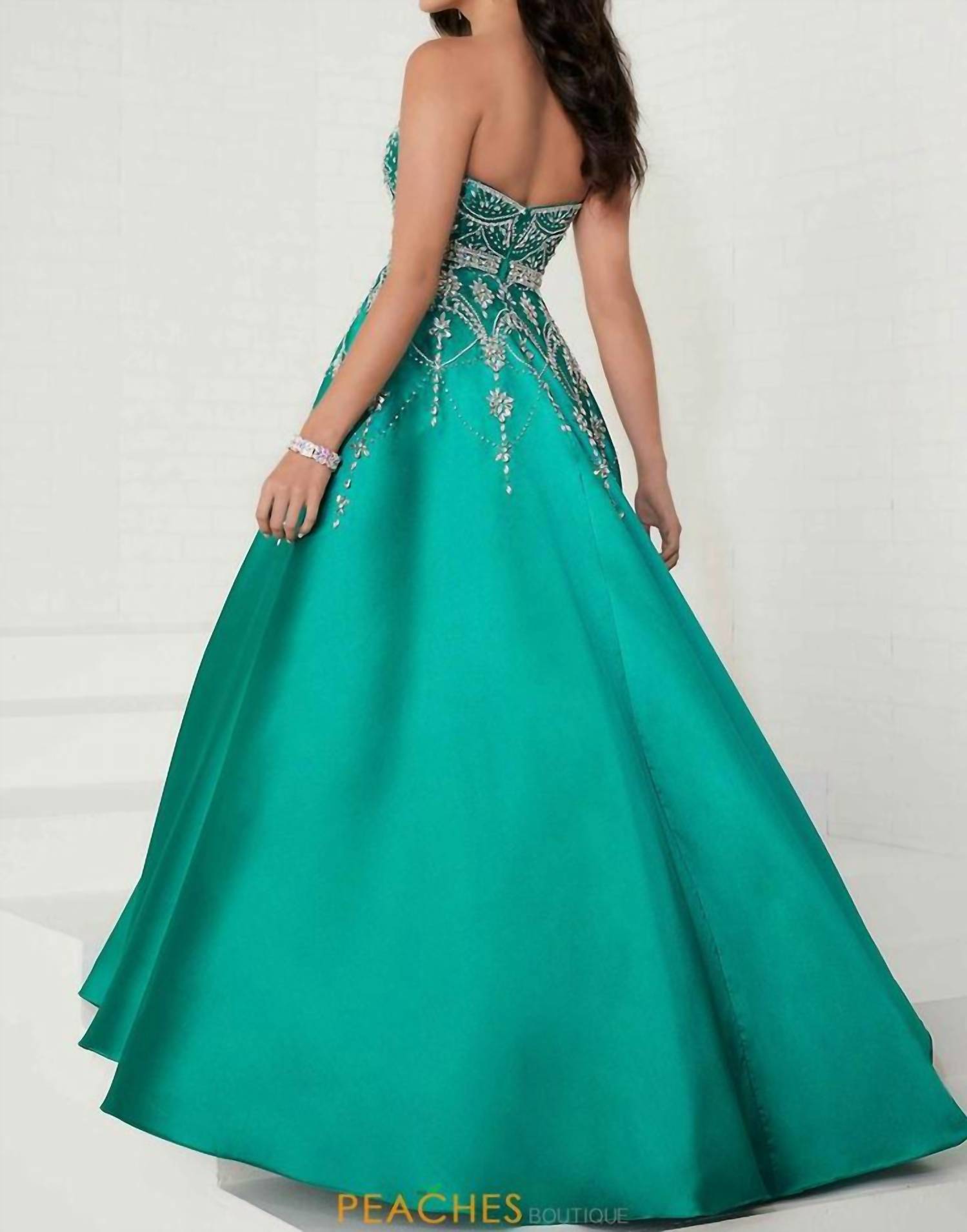 Tiffany Designs - Women's Sweetheart Jeweled Dress