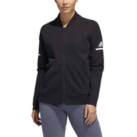 adidas Women's Squad Bomber Jacket - Plus in black - women's jacket