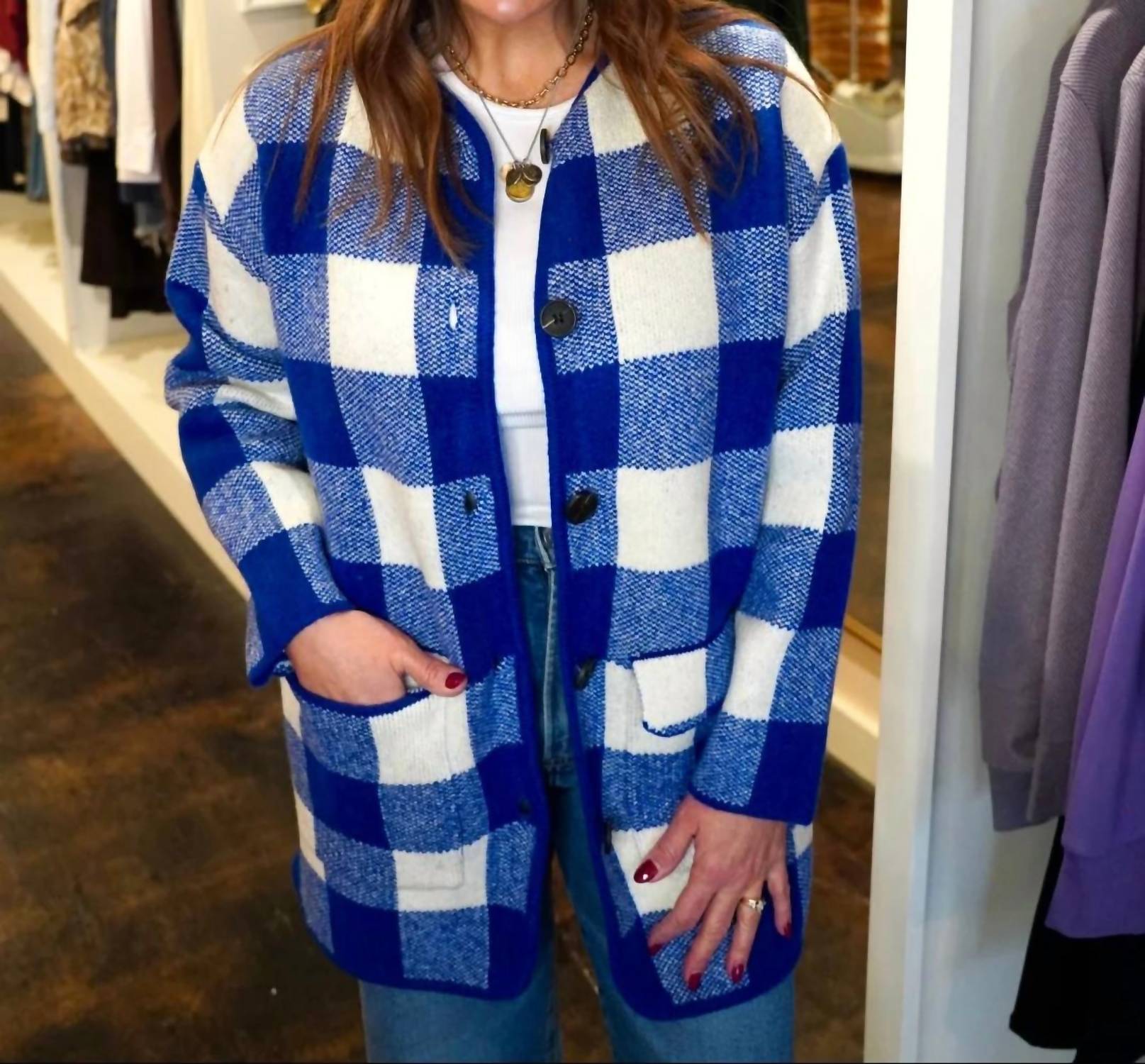 John + Jenn - Jones Button Up Long Sleeve Jacket