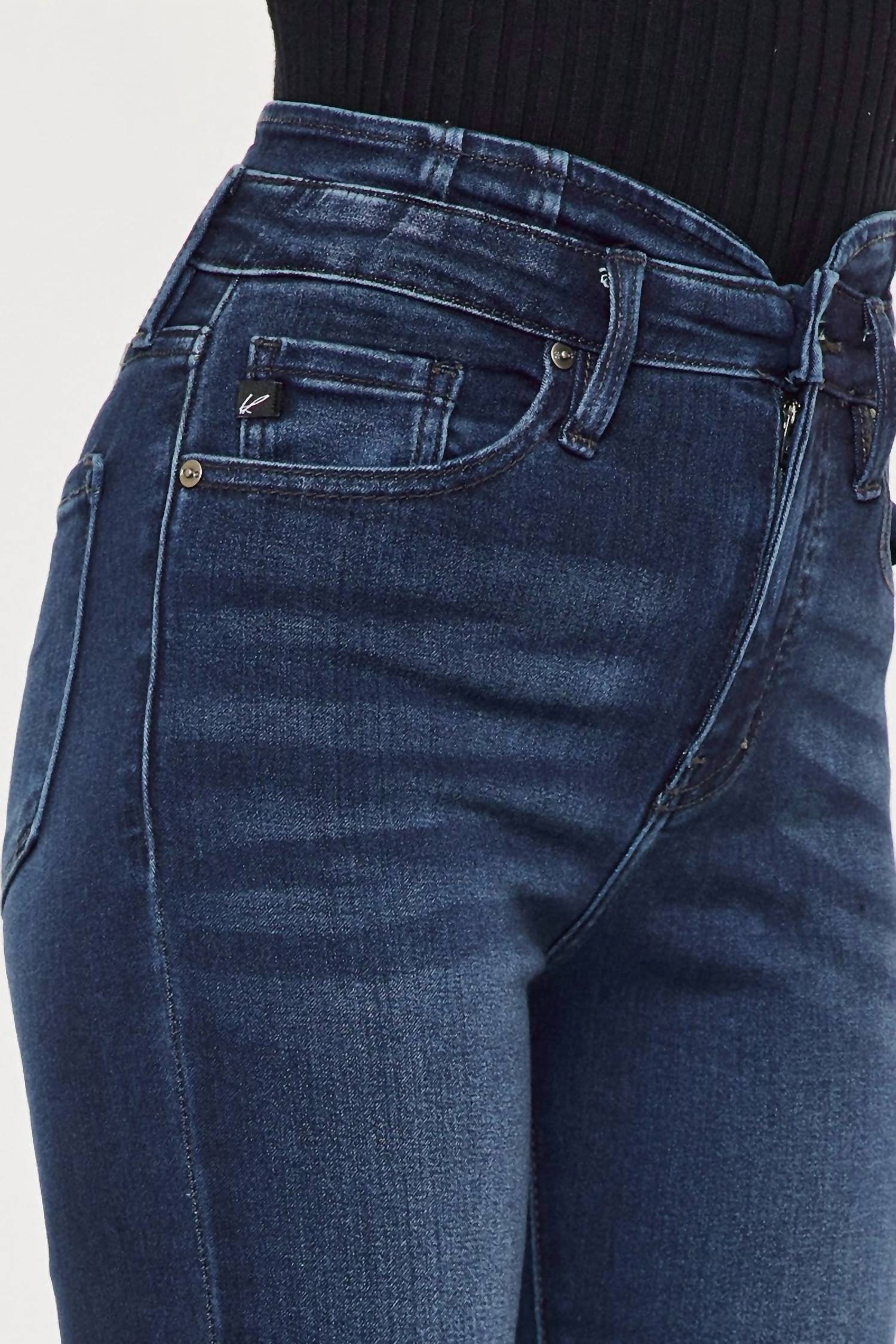 Kancan - Lari Dark Denim Flare Jean