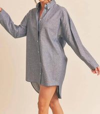 Win Win Apparel - Open to you Shirt dress