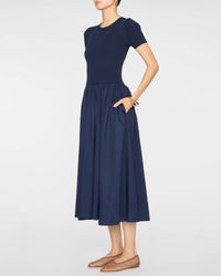 Staud - Ysabel Crewneck Midi Dress